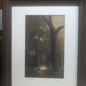 Beautifully Framed & Matted Lithograph, FALLING LIGHT, signed by Jane Kiskaddon